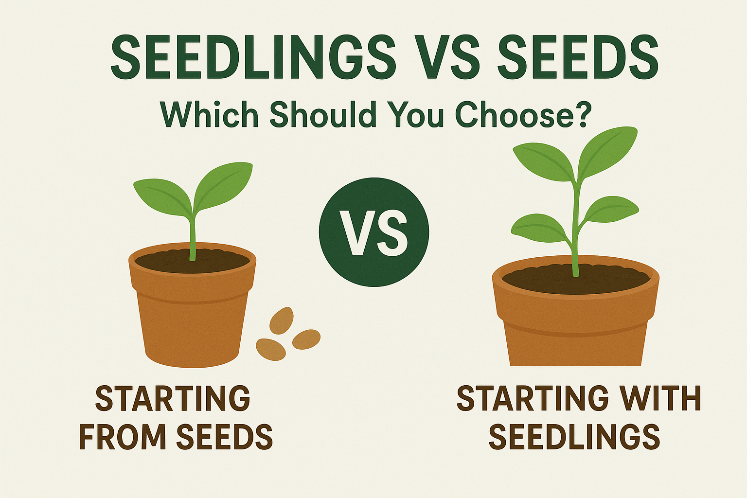 What seeds vs seedlings really means