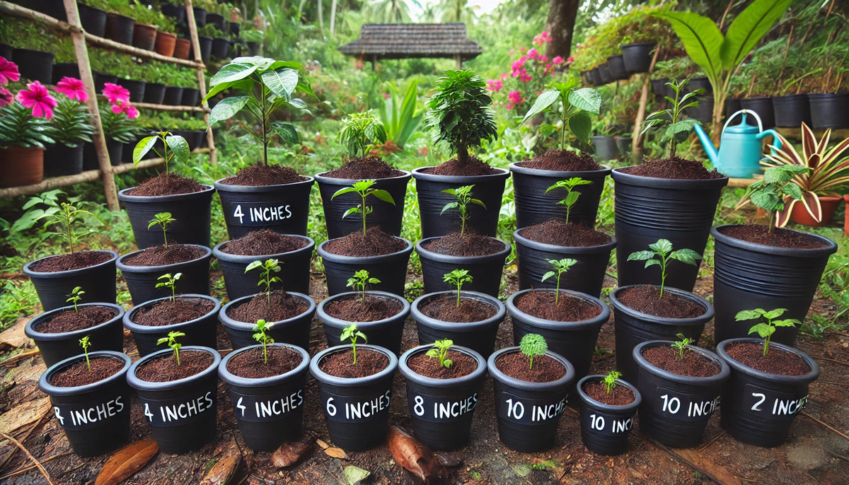 Comprehensive Garden Pot Sizes Cheat Sheet Quality Plants & Seedlings
