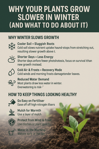🌱 Why Your Plants Grow Slower in Winter (And What to Do About It)