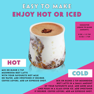 Teelixir Mushroom Beet Latte with Chaga (100g)