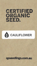 Load image into Gallery viewer, Certified Organic Cauliflower Seed
