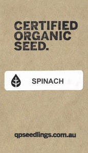 Certified Organic Spinach Seed
