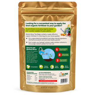 Biolink™ Brew (Organic Fertiliser Tea Bags) 12 x 10g