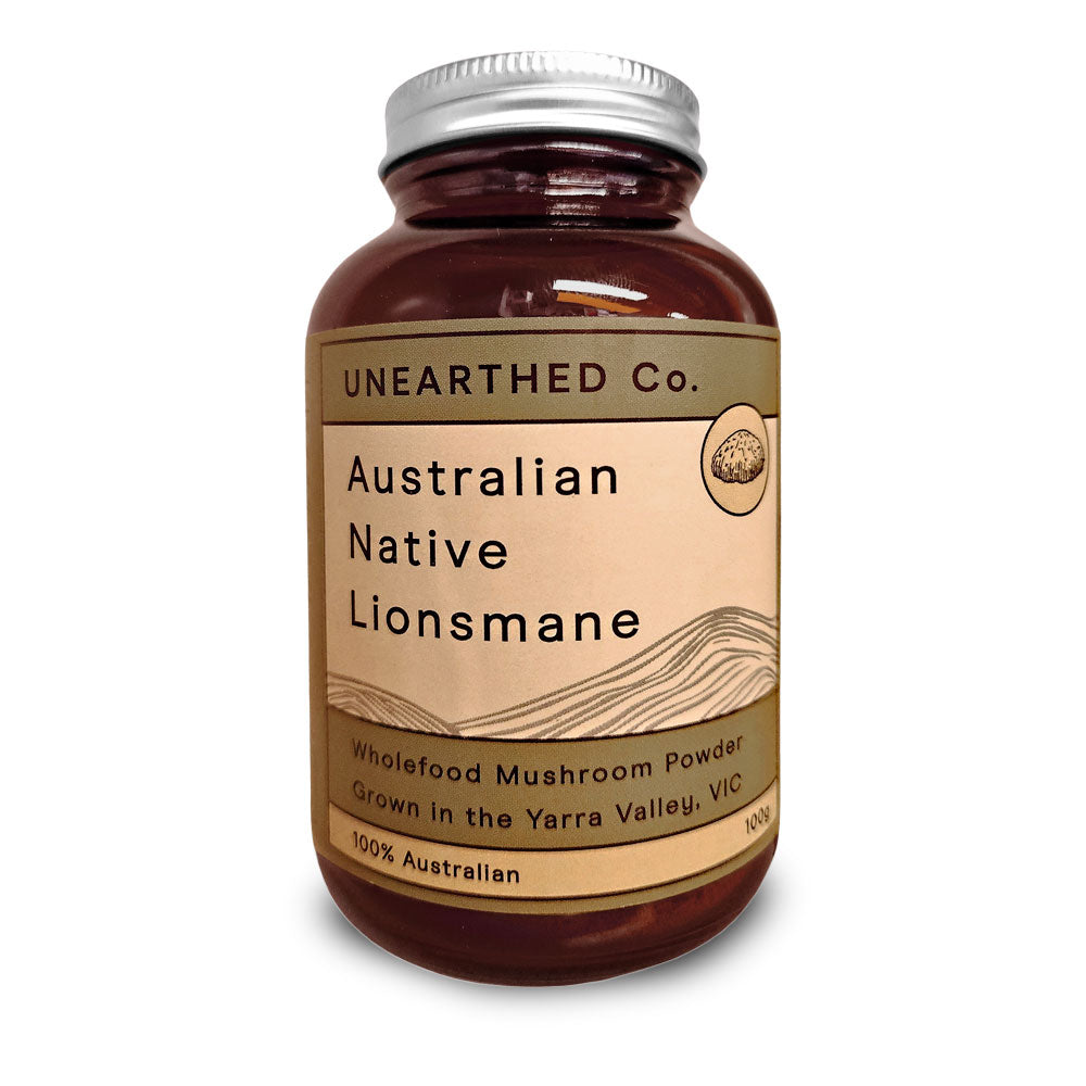 Australian Native Lionsmane Wholefood Mushroom Powder 100g