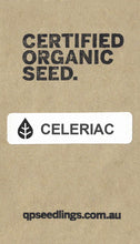 Load image into Gallery viewer, Certified Organic Celeriac Seed
