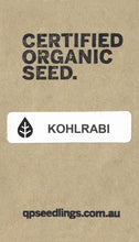 Load image into Gallery viewer, Certified Organic Kohlrabi Seed
